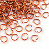 Anodized Aluminum Open Jump Rings LS-X-ALUM-R005-0.8x6-12-1