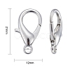 Zinc Alloy Lobster Claw Clasps E107-P-NF-4