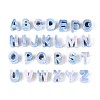 Rainbow Iridescent Opaque Acrylic Beads OACR-P010-22B-01-1