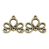 Tibetan Style Alloy Links Connectors TIBEP-EA11609YKG-AB-FF-1