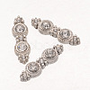 Alloy Grade A Rhinestone Spacers ALRI-H046-N-2