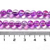 Synthetic Moonstone Beads Strands G-P528-J01-06-4