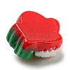 Christmas Opaque Resin Cabochons RESI-K027-21A-2