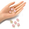 8Pcs Alloy Enamel Pendants ENAM-YW0002-31E-5