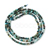 Natural Chrysocolla Beads Strands G-Z034-A03-01-3