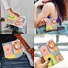 Rectangle Leather Travel Passport Wallet Cover AJEW-WH20038-002-6