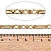 304 Stainless Steel Rectangle with Ring Link Chains CHS-Z007-21G-2
