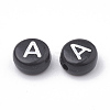 Opaque Acrylic Beads X-SACR-N002-02A-1