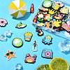 60Pcs 30 Styles PVC Cabochons KY-CJ0002-09A-5