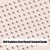 304 Stainless Steel Round Seamed Beads STAS-YW0001-84-5