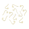 Golden Color Brass Hook Ear Wire X-J0JQN-G-3