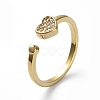 Adjustable Brass Cuff Finger Rings X-RJEW-G096-25G-1
