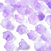 Transparent Two Tone Spray Painted Glass Beads GLAA-Q089-002B-004-1