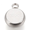 Tarnish Resistant 304 Stainless Steel Pendant Cabochon Settings LS-STAS-K202-03B-P-2