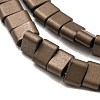 Electroplated Non-magnetic Synthetic Hematite Beads Strands G-C106-B01-09B-3