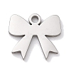 Anti-Tarnish 304 Stainless Steel Charms STAS-R003-01P-04-1