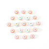 50Pcs Transparent Stripe Resin Beads RESI-YW0001-02D-5