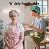 2Pcs 2 Styles Cotton Adjustable Printed Bouffant Hats Working Caps for Women Men AJEW-DR0002-26B-7