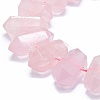 Natural Rose Quartz Beads Strands G-F715-035-3