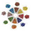 11/0 Two Cut Round Hole Glass Seed Beads SEED-YS0001-01-1