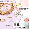 8Pcs Alloy Rhinestone Watch Band Rings FIND-CJ0005-40-3