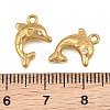 304 Stainless Steel with Crystal Rhinestone Charms RB-CBABFDA-11G-G-3