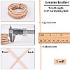 5M Flat Cowhide Leather Cords WL-GF0001-27A-03-2