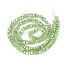 Electroplate Imitation Jade Glass Beads Strands EGLA-N022-09A-D02-2