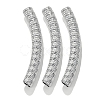 304 Stainless Steel Curved Tube Beads STAS-M071-03J-P-1