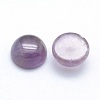 Natural Amethyst Cabochons X-G-P393-R14-6mm-2