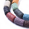 Natural Lava Rock Beads Strands G450-B13-3