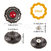 Gorgecraft 10 Sets Alloy Decorative Rivets DIY-GF0006-58-2