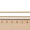 PVD Vacuum Plating 304 Stainless Steel Box Chain Necklaces NJEW-P244-01G-2
