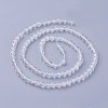 Natural White Topaz Beads Strands X-G-F619-28-4mm-2