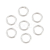 Brass Closed Jump Rings KK-D257-01P-04-1