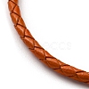 Leather Braided Cord Bracelets BJEW-G675-06G-14-2