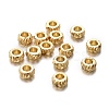 Brass Spacer Beads KK-K249-03B-G-1