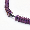 Electroplate Non-magnetic Synthetic Hematite Beads Strands G-L489-D04-2