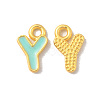 Alloy Enamel Pendants ENAM-P247-01MG-Y-1