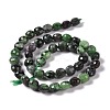 Natural Ruby in Zoisite Beads Strands G-K318-12-3