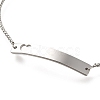 Non-Tarnish 304 Stainless Steel Box Chain Slider Bracelets BJEW-M233-05P-2