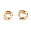 Rack Plating Brass Open Jump Rings KK-O139-18D-G-2