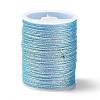 12 Rolls 12 Colors 6-Ply Polyester Metallic Embroidery Thread OCOR-L046-01B-3