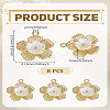 8Pcs Alloy Pendants FIND-LP0005-42-2