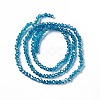 Electroplate Glass Beads Strands EGLA-R048-2mm-17-3
