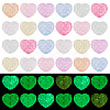 Luminous Transparent Acrylic Beads LACR-TA0001-07E-2