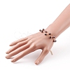 Handmade Evil Eye Lampwork  Beaded Bracelets BJEW-JB05855-02-5