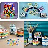 240Pcs 12 Colors Rainbow Iridescent Glass Cabochons DIY-CJ0003-10-7