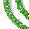 Baking Electroplate Glass Beads Strands DGLA-A039-J4mm-B11-3