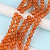 Natural Carnelian Beads Strands G-G0003-C06-3
